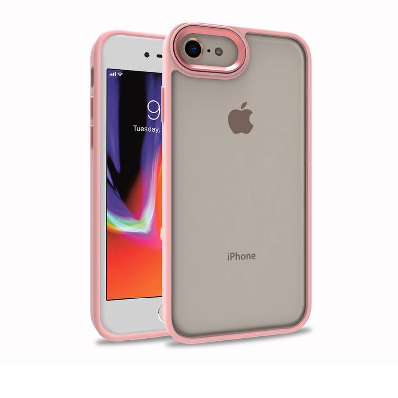 Apple iPhone SE 2022 Case Zore Flora Cover - 9