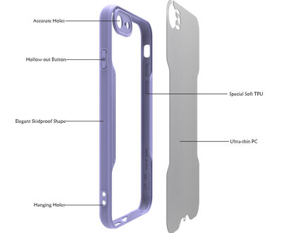 Apple iPhone SE 2022 Case Zore Parfe Cover - 3