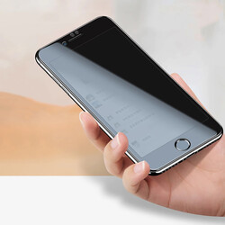 Apple iPhone SE 2022 Davin 5D Privacy Cam Ekran Koruyucu - 8