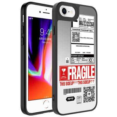 Apple iPhone SE 2022 Kılıf Aynalı Desenli Kamera Korumalı Parlak Zore Mirror Kapak - 6