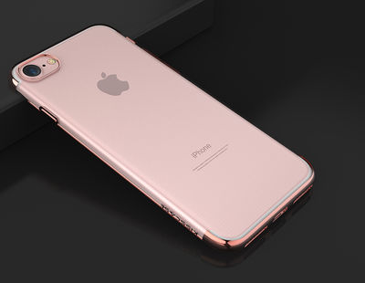 Apple iPhone SE 2022 Kılıf Zore Dört Köşeli Lazer Silikon Kapak - 9