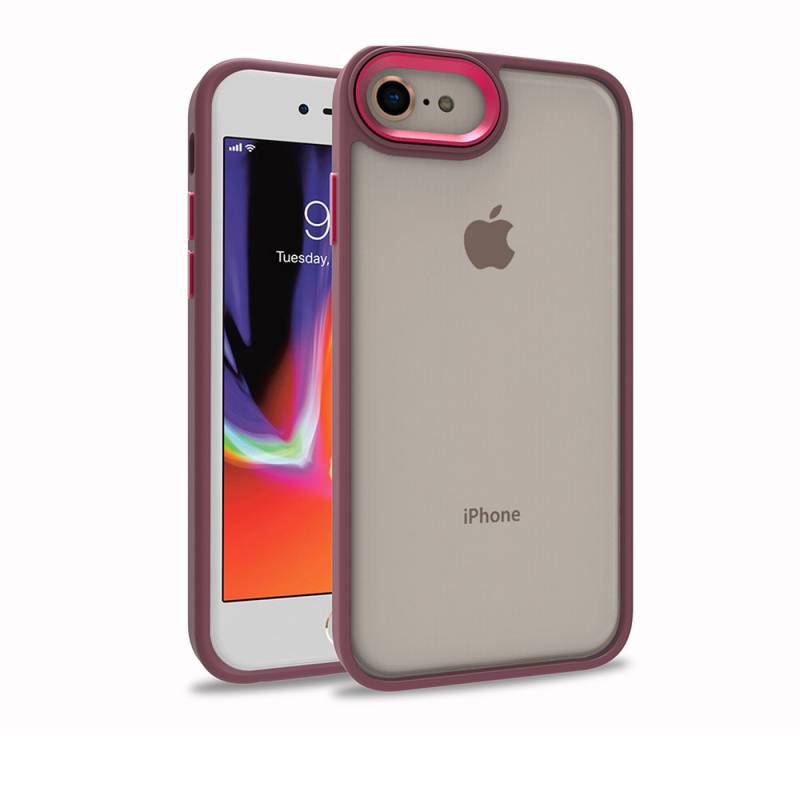 Apple iPhone SE 2022 Kılıf Zore Flora Kapak - 7