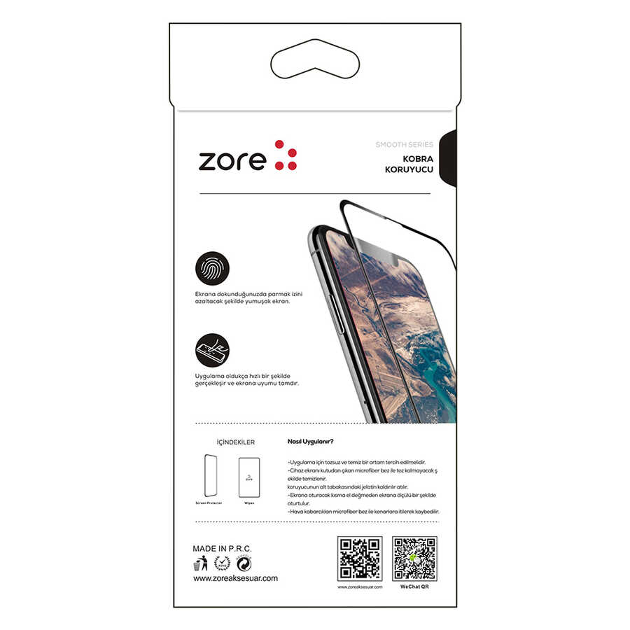 Apple iPhone SE 2022 Zore Kobra Ekran Koruyucu iPhone SE 2022 Zore