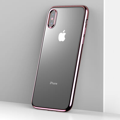 Apple iPhone X Benks Magic Glitz Ultra-Thin Transparent Protective Soft Kapak - 4