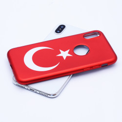 Apple iPhone X Kılıf Zore Bayrak Silikon - 2