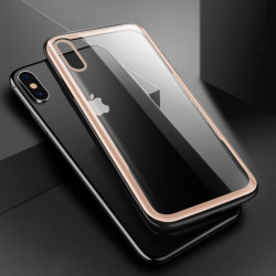 Apple iPhone X Kılıf Zore Eğimli Craft Cam Kapak - 2