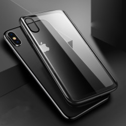 Apple iPhone X Kılıf Zore Eğimli Craft Cam Kapak - 10