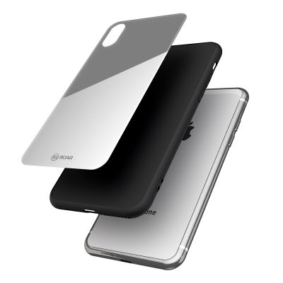 Apple iPhone X Kılıf Roar Mira Glass Kapak - 2