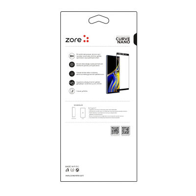 Apple iPhone X Zore 3D Short Curve Nano Ekran Koruyucu - 2