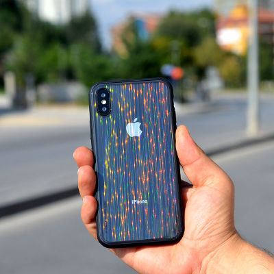 Apple iPhone X Kılıf Zore Çizgili Craft Arka Kapak - 6