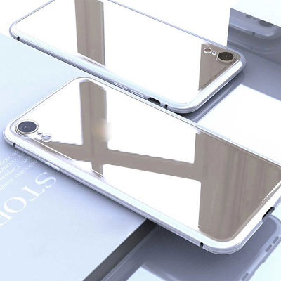Apple iPhone XR 6.1 Kılıf Zore Devrim Mıknatıslı Cam Kapak - 12