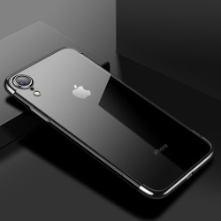 Apple iPhone XR 6.1 Kılıf Zore Dört Köşeli Lazer Silikon Kapak - 1