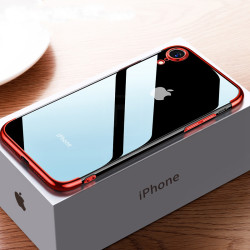 Apple iPhone XR 6.1 Kılıf Zore Dört Köşeli Lazer Silikon Kapak - 2