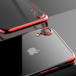Apple iPhone XR 6.1 Kılıf Zore Dört Köşeli Lazer Silikon Kapak - 5