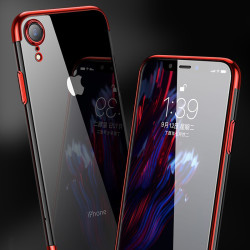 Apple iPhone XR 6.1 Kılıf Zore Dört Köşeli Lazer Silikon Kapak - 10