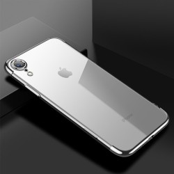 Apple iPhone XR 6.1 Kılıf Zore Dört Köşeli Lazer Silikon Kapak - 16
