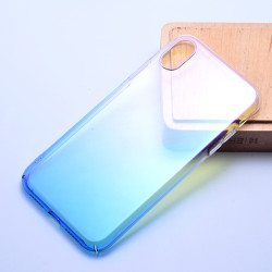 Apple iPhone XR 6.1 Kılıf Zore Renkli Transparan Kapak - 6