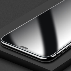 Apple iPhone XR 6.1 Zore Anti-Dust Mat Privacy Temperli Ekran Koruyucu - 5