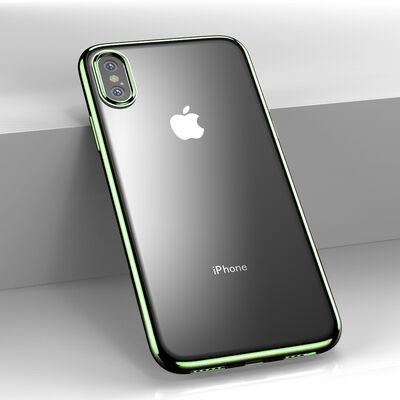 Apple iPhone XS 5.8 Benks Magic Glitz Ultra-Thin Transparent Protective Soft Kapak - 6