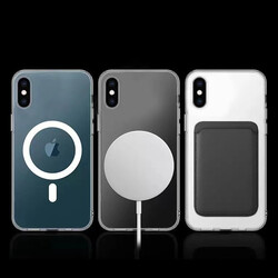 Apple iPhone XS 5.8 Case Zore Tacsafe Wireless Cover - 5