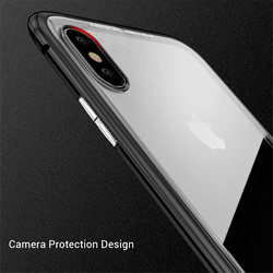 Apple iPhone XS 5.8 Kılıf Zore Devrim Mıknatıslı Cam Kapak - 7