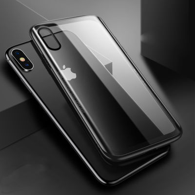 Apple iPhone XS 5.8 Kılıf Zore Eğimli Craft Cam Kapak - 1