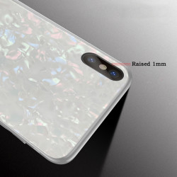 Apple iPhone XS 5.8 Kılıf Zore Marbel Cam Silikon - 6