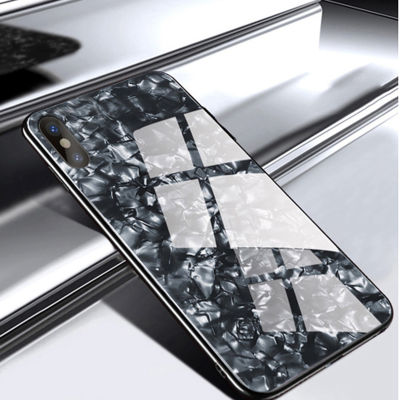 Apple iPhone XS 5.8 Kılıf Zore Marbel Cam Silikon - 9