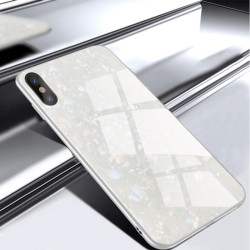 Apple iPhone XS 5.8 Kılıf Zore Marbel Cam Silikon - 10
