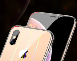 Apple iPhone XS 5.8 Kılıf Zore Rainbow Kapak - 5