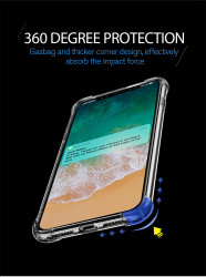 Apple iPhone XS Max 6.5 Kılıf Zore Nitro Anti Shock Silikon - 3