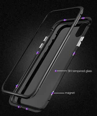 Apple iPhone XS Max 6.5 Kılıf Zore Devrim Mıknatıslı Cam Kapak - 4