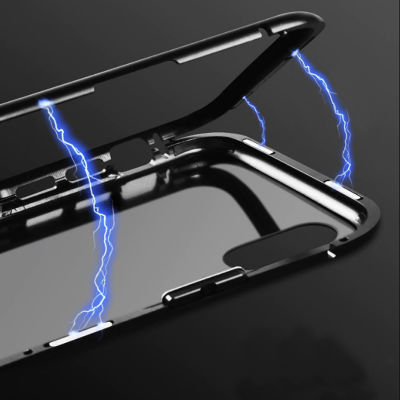 Apple iPhone XS Max 6.5 Kılıf Zore Devrim Mıknatıslı Cam Kapak - 5