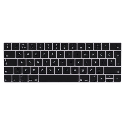 Apple Macbook 13' Pro Touch Bar A1706 Zore Keyboard Protector Silicone Pad - 3