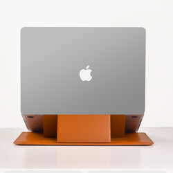 Apple Macbook 13.3' Air 2020 A2337 Wiwu Macbook Skin Pro Portable Stand Case - 8