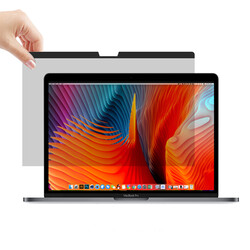 Apple Macbook 13.3' Air 2020 A2337 Wiwu Mıknatıslı Privacy Ekran Koruyucu - 7