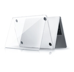 Apple Macbook 13.3' Air 2020 A2337 Wiwu Ultra İnce Sararmayan Şeffaf MacBook Crystal iShield Kapak - 1