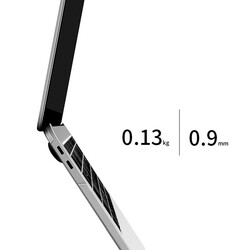 Apple Macbook 13.3' Air 2020 A2337 Wiwu Ultra İnce Sararmayan Şeffaf MacBook Crystal iShield Kapak - 5