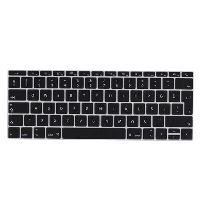 Apple Macbook 13.3' New Pro A1708 Zore Keyboard Protector Silicone Pad - 3
