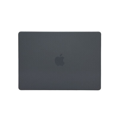 Apple Macbook 13.3' Pro 2020 A2338 Zore MSoft Carbon Fiber Design Cover - 4