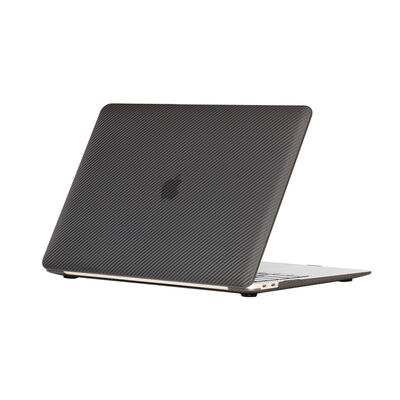 Apple Macbook 13.3' Pro 2020 A2338 Zore MSoft Carbon Fiber Design Cover - 1