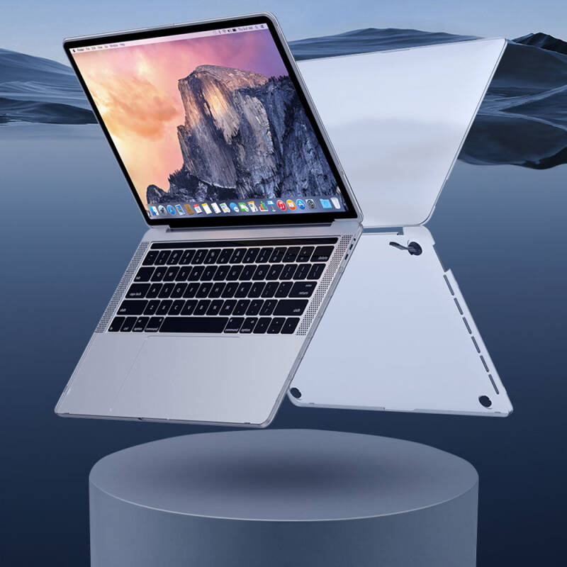 Apple Macbook 13.6' Air M3 A3113 Wiwu Macbook iShield Standlı Shield Kapak - 6