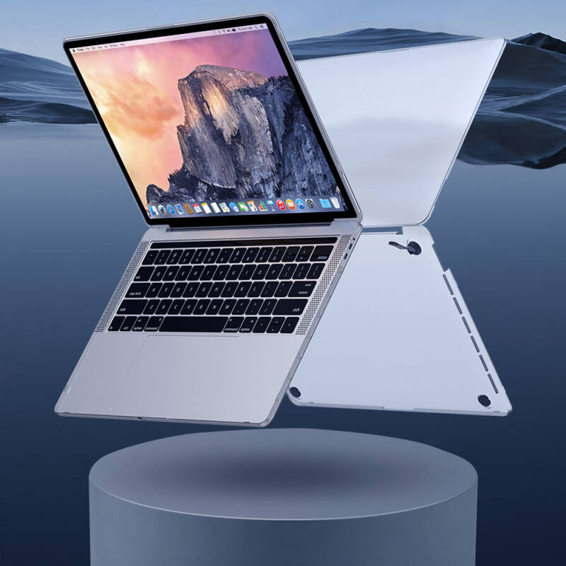 Apple Macbook 13.6" Air 2024 M2 A2681 Wiwu Macbook iShield Standlı Shield Kapak - 6