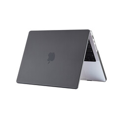 Apple Macbook 14.2' 2021 A2442 Zore MSoft Carbon Fiber Design Cover - 2