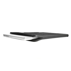 Apple Macbook 14.2' 2021 Wiwu Defender Stand Case Taşınabilir Standlı Magnetik PU Laptop Çantası - 3