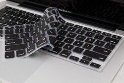 Apple Macbook 15' Pro 2017 A1707 Zore Keyboard Protector Silicone Pad - 1