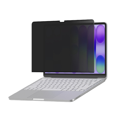 Apple Macbook Neo 13' A3404 Amazingthing Radix MagPrivacy Serisi Magnetik Hayalet Ekran Koruyucu - 4