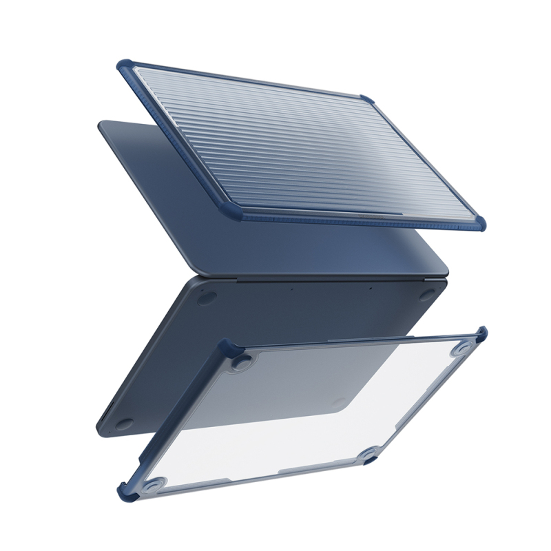 Apple Macbook Neo 13’ A3404 Skinarma Vibron Serisi Klipsli Kurulum Özellikli Kapak - 3