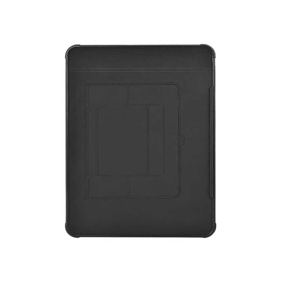 Apple Macbook Pro 14.2 2023 A2779 Wiwu Defender Stand Case Taşınabilir Standlı Magnetik PU Laptop Çantası - 4