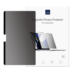 Apple Macbook Pro 16.2 2023 A2780 Wiwu iPrivacy Magnetic Ghost Screen Protector - 3